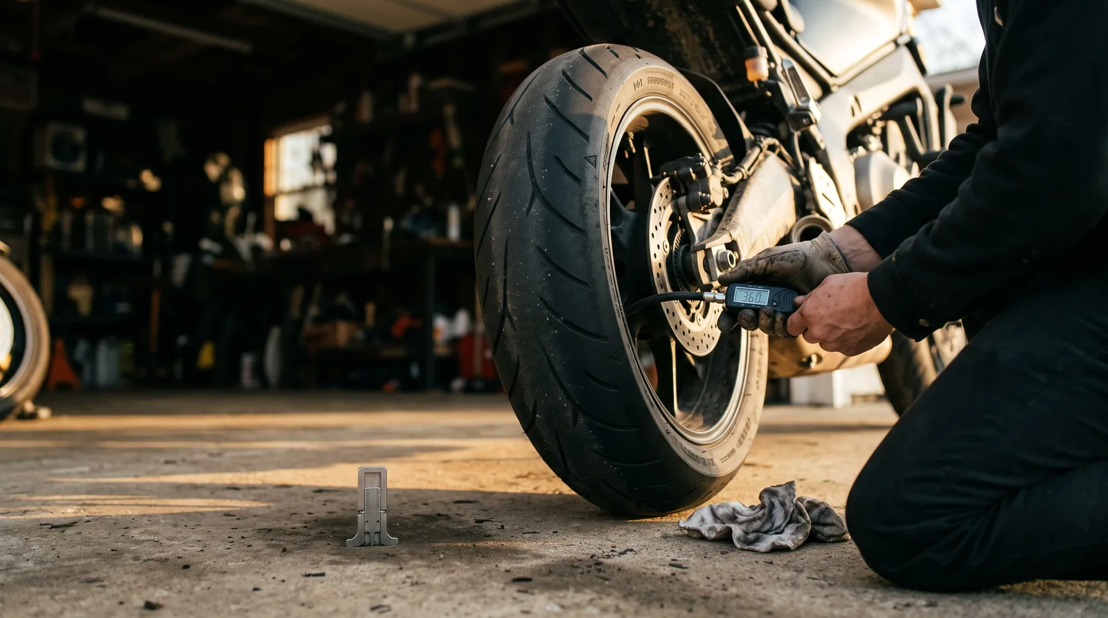 Motorcycle Tires: Pressure, Wear Bars, Date Codes, and When to Replace
