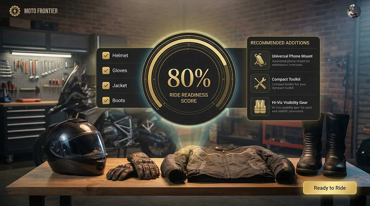 Gear readiness checklist at 80 percent