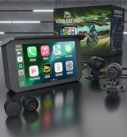Vision Ride Pro - All-in-One Motorcycle Display
